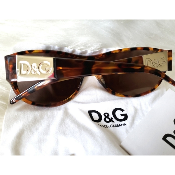 Dolce & Gabbana Tortoise Monogram Sunglasses - Picture 3 of 7